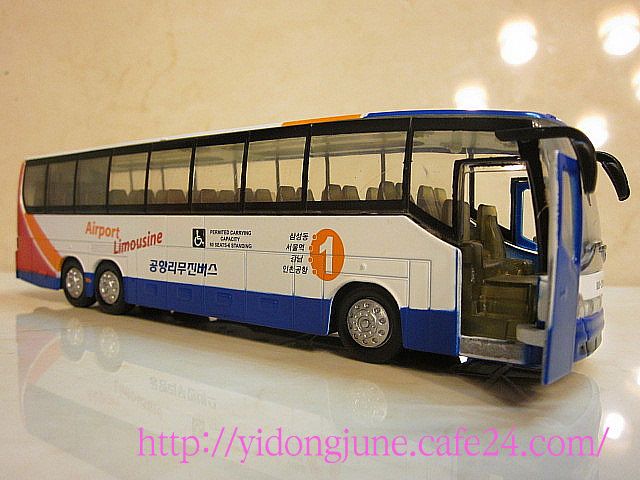 KOREA SOUND TOUR BUS Airport Limousine CAR DIECAST TOYS  