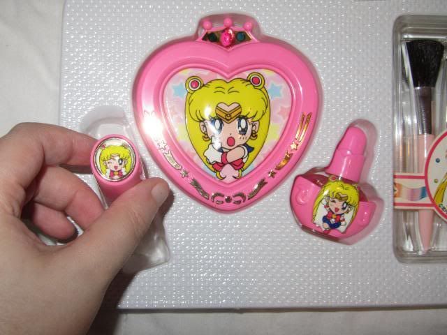 TWO~ Sailor Moon R & S Chibi / Serenity Make Up Beauty Lockets  