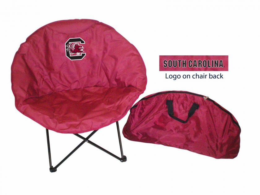 adult folding sphere chair in official team colors and logo