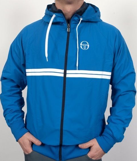 Sergio Tacchini 80s Dallas Texas Windunner Jacket Royal Blue XS,S,M,L 