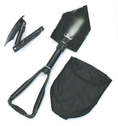 FOLDING SHOVEL PICK AXE GARDEN CAMPING ARMY SURVIVAL  