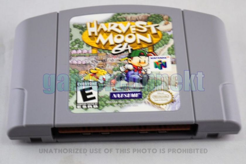 Harvest Moon 64 for Nintendo 64 N64 Box and Cartridge Only Pre owned 