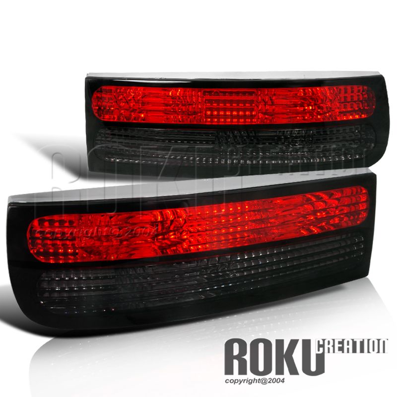 90 96 NISSAN 300ZX Z32 JDM RED/SMOKE REAR TAIL LIGHTS  