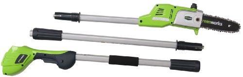   Tree Pruner Pole Saw with 8 Foot Reach (No Battery or Charger