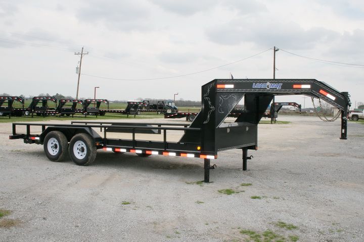 New 20 x 83 Gooseneck Equipment Lowboy Trailer with 7K Axles  