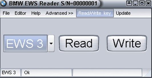 The Read/Write key bookmark.