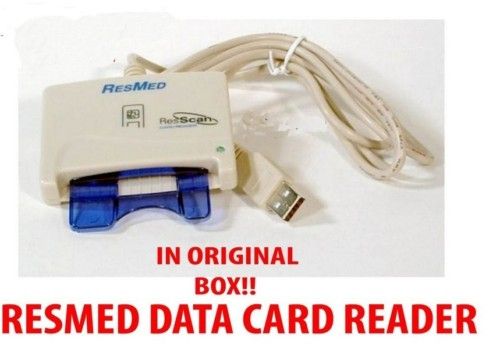 ResMed ResScan Data Smart Card Reader CPAP S8 S8II Mask  