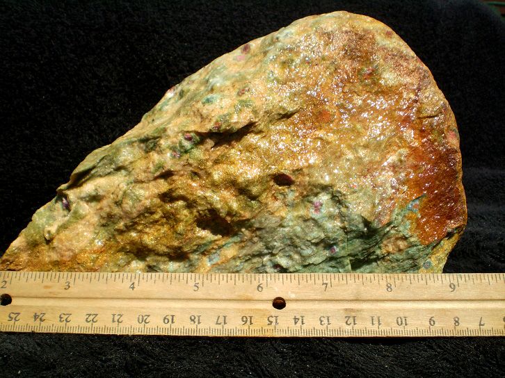 Ruby in Fuchsite Rough 7 Lbs Cab Slab Trim Saw Rough Rock  