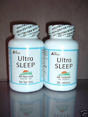 ULTRA SLEEP, ALL NATURAL, SLEEP AID   60 TABLETS.  