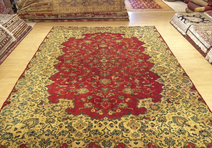 8x12 Beautiful Handmade Persian Royal Kashan Wool Rug  