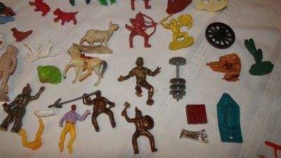   Plastic Marx Cowboy Indian Soldier Horse Animal Tootsie Toy Mixed Lot