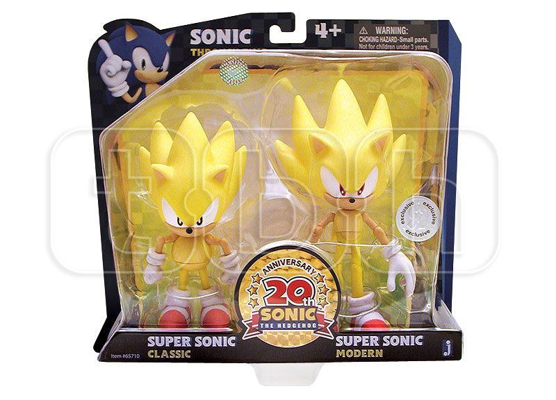 SUPER SONIC figure CLASSIC & MODERN jazwares THE HEDGEHOG through 