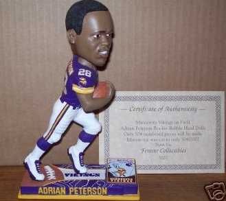 Adrian Peterson Bobblehead Rookie Vikings Rookie  