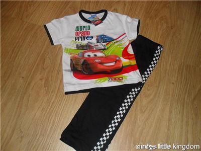 BNWT DISNEY CARS 2 LONG pyjamas  