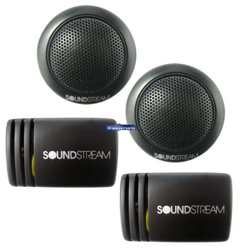 TWS.1 SOUNDSTREAM 1 SOFT CAR DOME TWEETERS SET NEW  