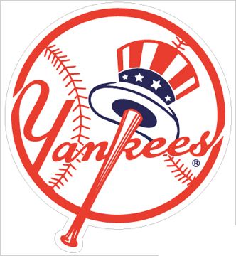 New York Yankees #1 MLB Team Logo 5.5 x 5.5 decal NEW  