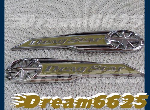 Yamaha Dragstar XVS 400 650 DS250 Custom emblem decal  